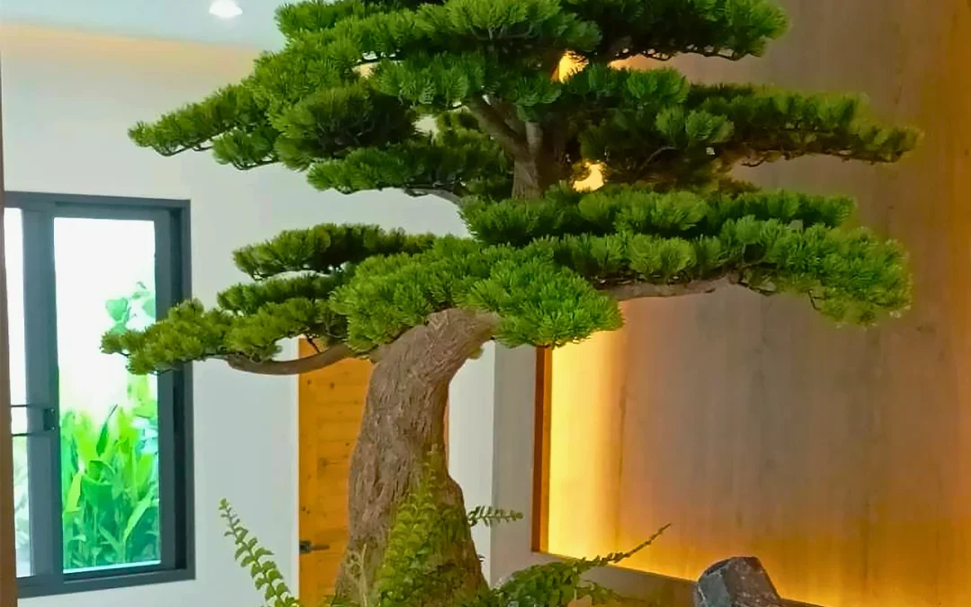 รีวิวบอนไซเสมือนจริง จัดสวนข้างบันได
